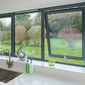 Top hung window